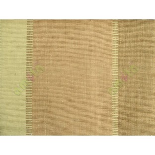 Beige brown stripes main cotton curtain designs